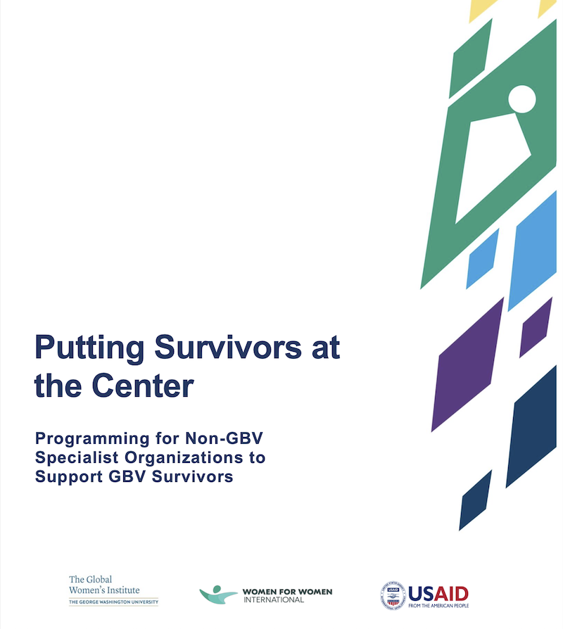 Putting Survivors at the Center - Report cover image